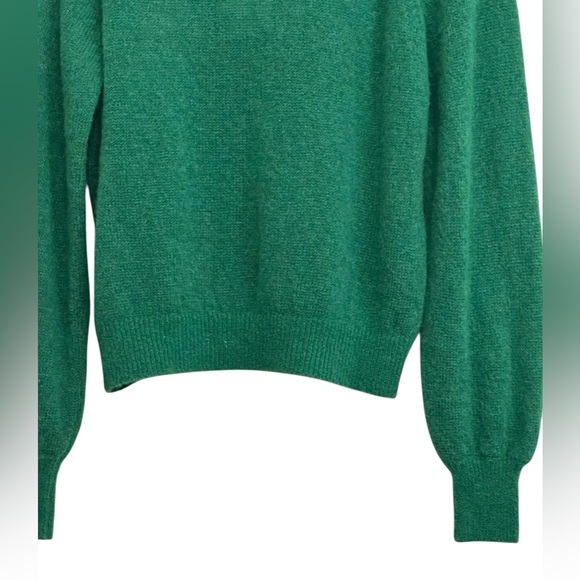NWT DÔEN Marsena Alpaca and Wool Blend Sweater in Evergreen Size XXS - Picture 10 of 15